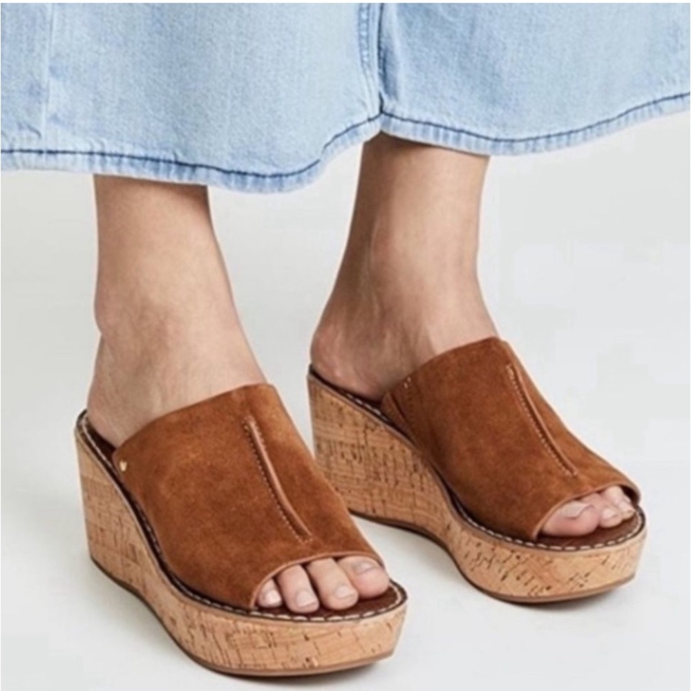 Sam Edelman Leather Wedge sandal size 7.5